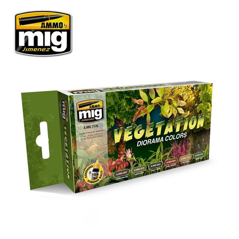 Colores Vegetación Dioramas