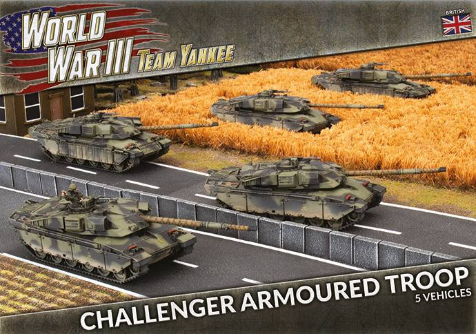 Challenger Armoured Troop (x5 Plastic)