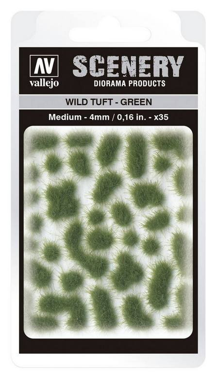 Wild Tuft - Green: 4 mm.