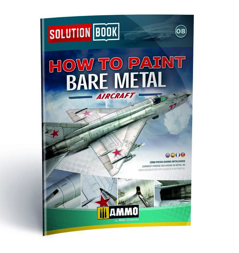 Solution Book Cómo Pintar Aviones de Metal Natural (Multilingüe)