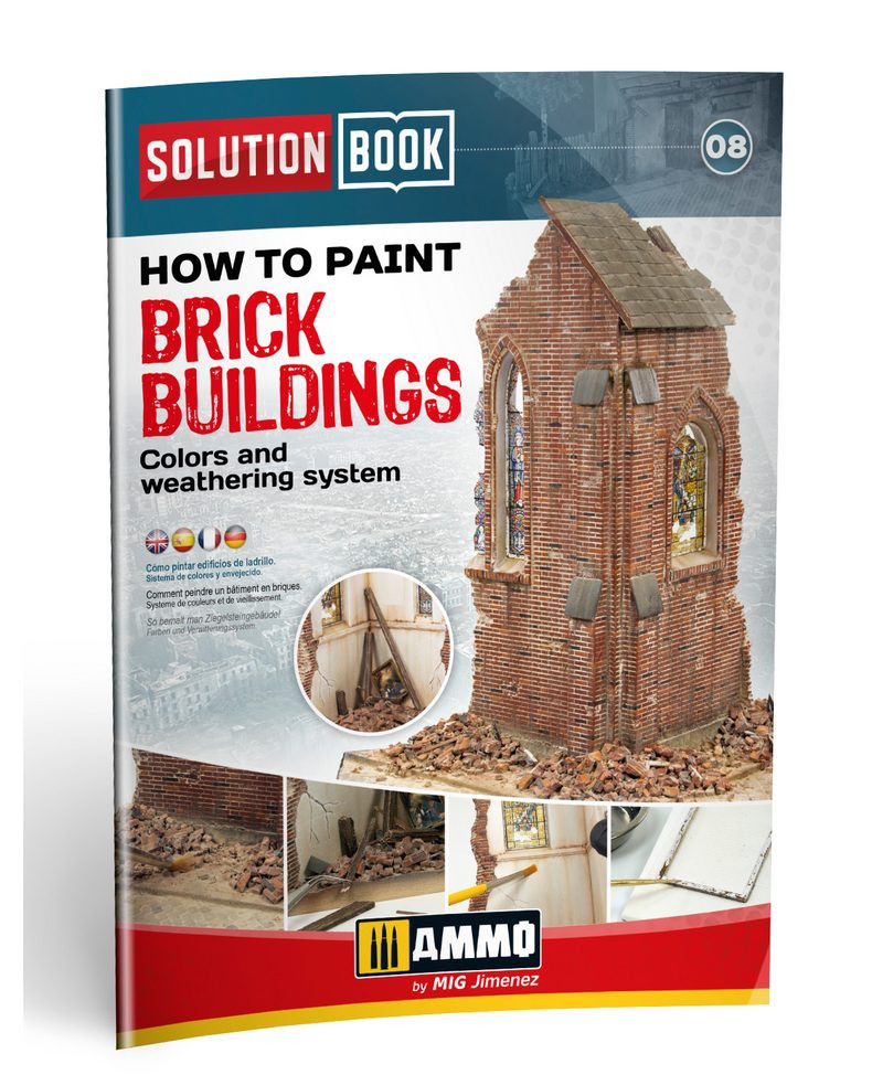 Cómo Pintar Edificios de Ladrillo Solution Book (Multilingüe)