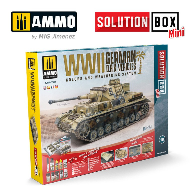 Solution Box Mini - Vehículos Alemanes del Afrika Korps