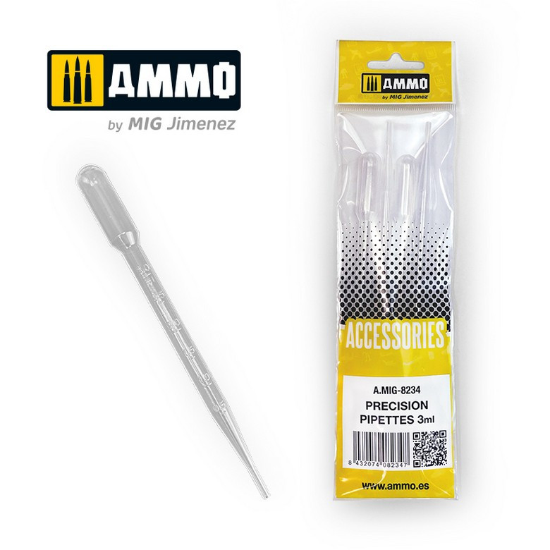 Pipetas Grandes 3ml - 4 Pcs.