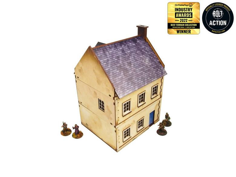 WW2 Normandy Townhouse 3 (28mm)