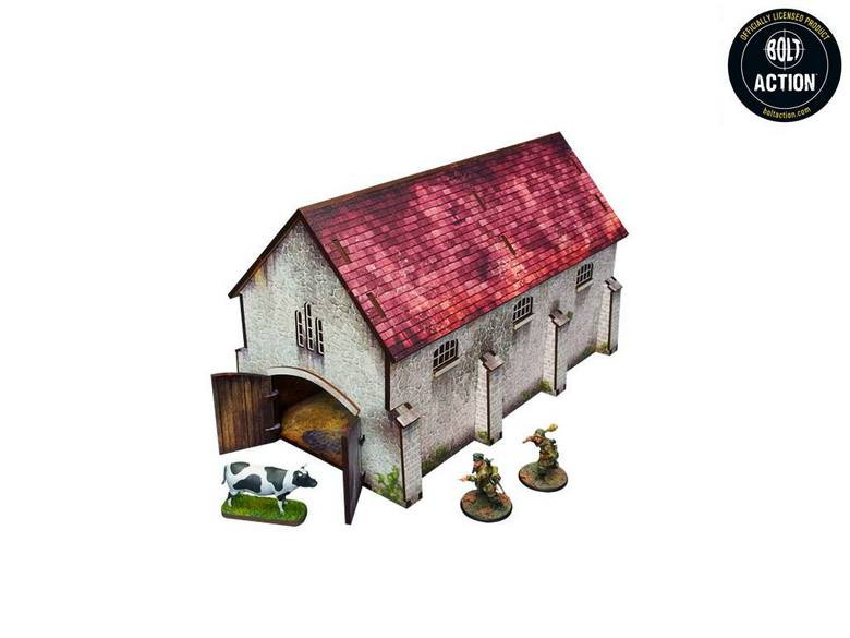 WW2 Normandy Cowshed (28mm)