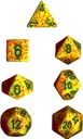 Speckled Polyhedral 7-Die Set Lotus