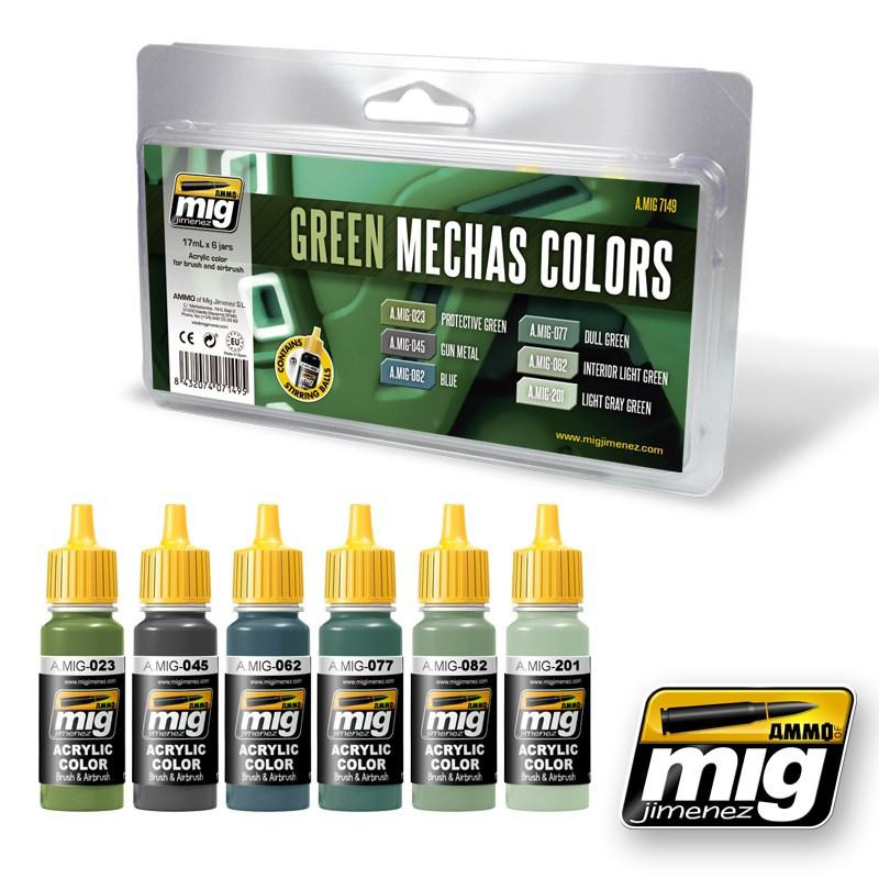 Colores Verdes para Mechas