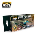 Space Fighters Colores Ciencia Ficción