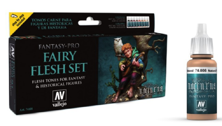 Fantasy-Pro Fairy Flesh Set 8x17ml.