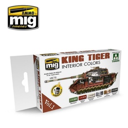 [A.MIG-7165] King Tiger Interior Color (Special Takom Edition) Vol.1