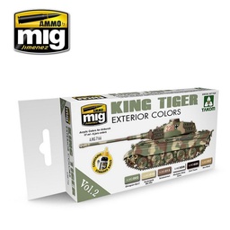 [A.MIG-7166] King Tiger Interior Color (Special Takom Edition) Vol.2