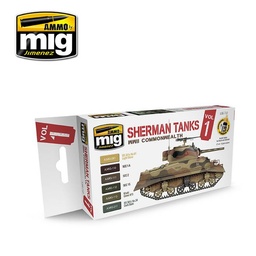 [A.MIG-7169] Set Sherman Tanks Vol. 1 (WWII Commonwealth)