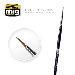 [A.MIG-8602] Premium Marta Kolinsky Round Brush 1