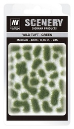 [VL-SC406] Wild Tuft - Green: 4 mm.