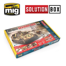 [A.MIG-7703] Solution Box. How To Paint WWII German Late