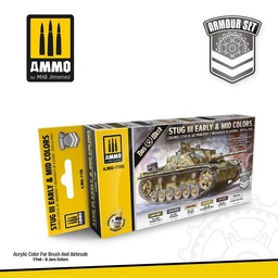 [A.MIG-7185] Stug III Early & Mid Colors 1939 to 1943 Set