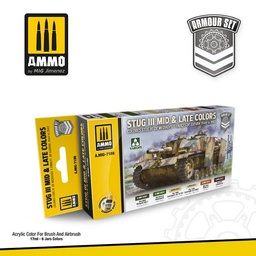 [A.MIG-7186] Stug III Mid & Late Colors 1944 to 1945 Set