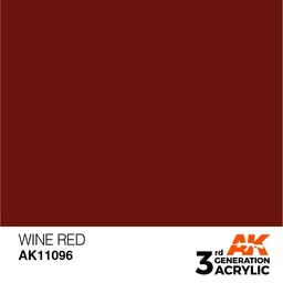 [AK11096] Wine Red 17ml