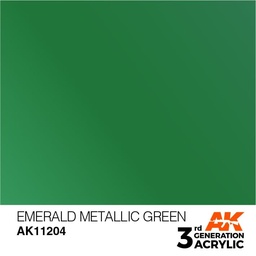 [AK11204] Emerald Metallic Green 17ml