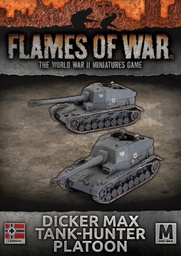 [FOW-GBX190] Dicker Max Tank-Huner Platoon (x2)