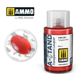 [A.MIG-2401] A-stand. Rojo Transparente