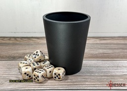 [CHX89008] Flexible Dice Cup Black