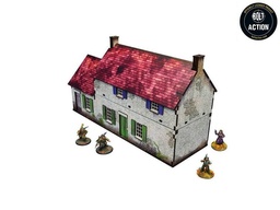 [H00158] WW2 Normandy Homestead w. Outbuildings (28mm)