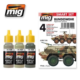 [A.MIG-7104] Smart Set de Colores Acrilicos de la Bundeswehr en Afganistan