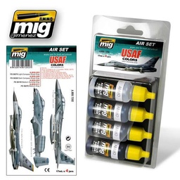 [A.MIG-7202] Usaf Set 1: Grey Modern Jets