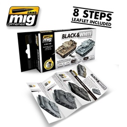 [A.MIG-7128] Set para la Técnica de Blanco & Negro