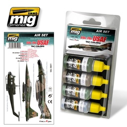 [A.MIG-7205] Colores USAF 60S-70S (Incluida Guerra De Vietnam)