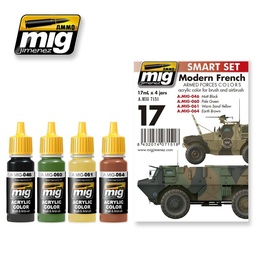 [A.MIG-7151] Colores Para Las Fuerzas Armadas Francesas Modernas